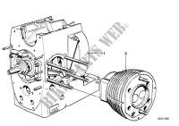 Propulsor / Cilindro con pistones para BMW Motorrad R 80, R 80 /7 desde 1977