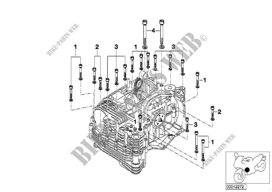 Un. roscada del cárter de motor a la iz. para BMW Motorrad R 1200 CL desde 2001