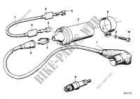 Bujia de encend./cable enc./bobina enc. para BMW Motorrad R 60 /7 desde 1976