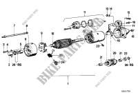 Motor de arranque componentes para BMW Motorrad R 60 /7 desde 1976
