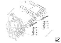 Tapa caja com. eléctr./piezas adosadas para BMW Motorrad R 1200 C Montauk 03 desde 2002