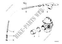 Carburador cable de mando del estarter para BMW Motorrad R 90/6 desde 1973
