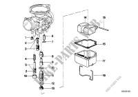 Carburador flotador/chicle para BMW Motorrad R 80, R 80 /7 desde 1977