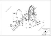 Tapa delantero/Soporte tapa generador para BMW Motorrad R 1100 RS 93 desde 1992