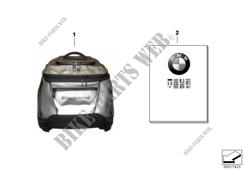 Softbag pequeña para BMW Motorrad R 1200 GS 10 desde 2008