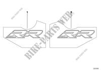 Etiqueta adhesiva para BMW Motorrad S 1000 RR desde 2010