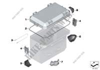 Componentes maleta aluminio para BMW Motorrad F 800 GS 08 desde 2006