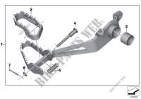 Pedal del freno ajustable para BMW Motorrad R 1250 GS desde 2017
