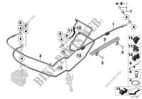 Tuberías de freno tras. para BMW Motorrad R nineT Racer desde 2015