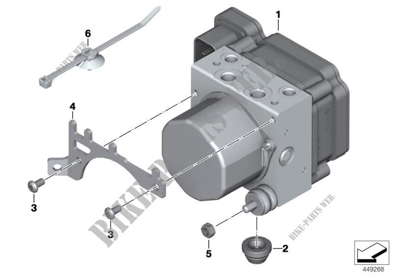 Modulador de presión ABS para BMW Motorrad S 1000 RR desde 2008