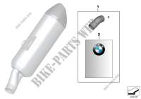 Accesorio silenciador para BMW Motorrad R 1200 GS desde 2011
