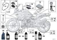 Servicio aceite motor/inspección para BMW Motorrad R 1200 GS desde 2011