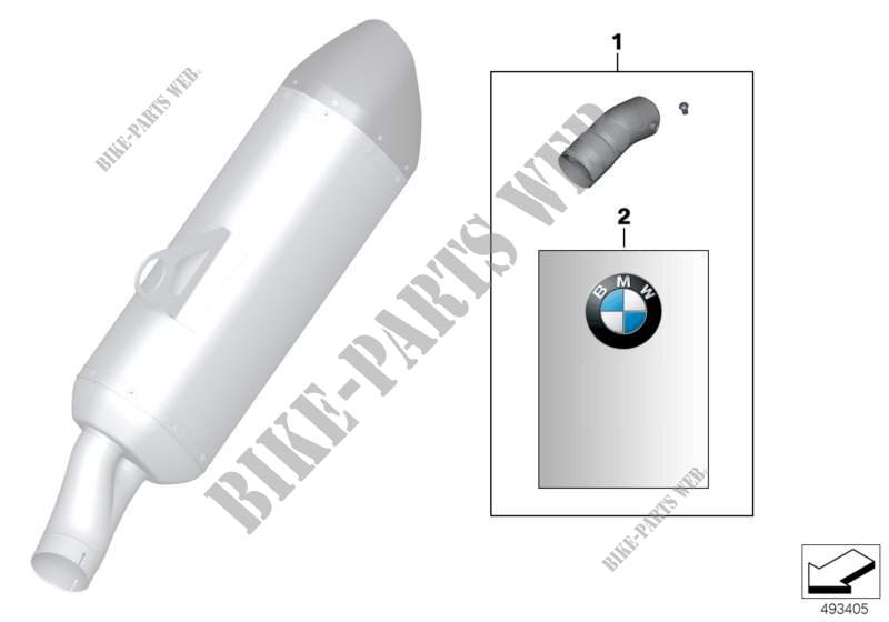 Accesorio silenciador para BMW Motorrad R 1200 GS Adventure desde 2012