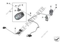 Reequipamiento Faros adicionales LED para BMW Motorrad R 1200 GS desde 2011